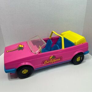 BARBIE DOLL vintage 1981 club California convertible car Mattel